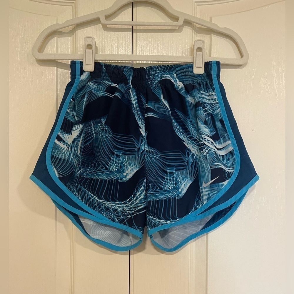 Nike blue patterned shorts​​​​​​​​